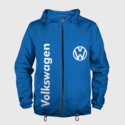 Ветровка с капюшоном мужская Volkswagen, цвет: 3D-черный