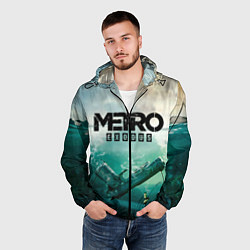 Ветровка с капюшоном мужская METRO EXODUS, цвет: 3D-черный — фото 2