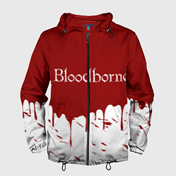 Ветровка с капюшоном мужская Bloodborne, цвет: 3D-черный