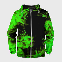 Мужская ветровка ЗЕЛЁНЫЙ ОГОНЬ