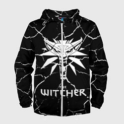 Ветровка с капюшоном мужская The Witcher, цвет: 3D-белый