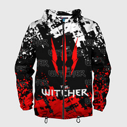 Ветровка с капюшоном мужская The Witcher, цвет: 3D-черный