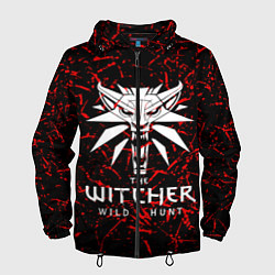 Ветровка с капюшоном мужская The Witcher, цвет: 3D-черный