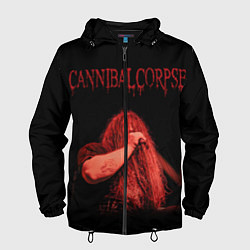 Ветровка с капюшоном мужская Cannibal Corpse 6, цвет: 3D-черный