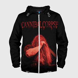 Ветровка с капюшоном мужская Cannibal Corpse 6, цвет: 3D-белый