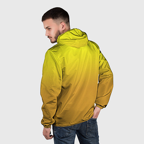 Мужская ветровка Ford mustang - motorsport / 3D-Белый – фото 4