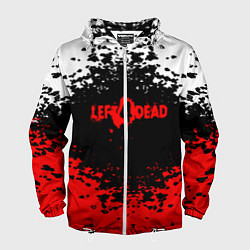Ветровка с капюшоном мужская Left 4 Dead, цвет: 3D-белый