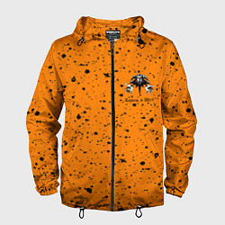 Ветровка с капюшоном мужская КОРОЛЬ И ШУТ, цвет: 3D-черный