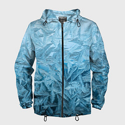 Ветровка с капюшоном мужская Иней, цвет: 3D-черный
