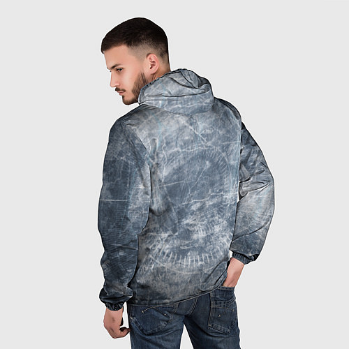 Мужская ветровка Врата Штейна / 3D-Белый – фото 4