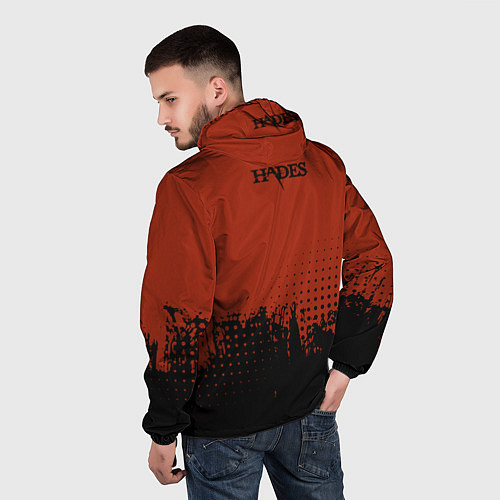 Мужская ветровка Hades - Арес / 3D-Черный – фото 4