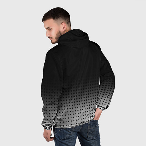 Мужская ветровка Infiniti / 3D-Черный – фото 4