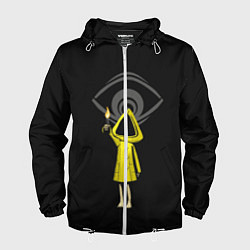 Ветровка с капюшоном мужская Little Nightmares 2, цвет: 3D-белый