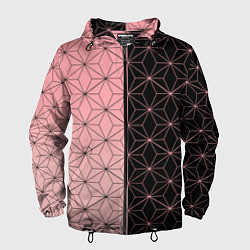 Ветровка с капюшоном мужская КОСТЮМ НЕЗУКО NEZUKO, цвет: 3D-черный
