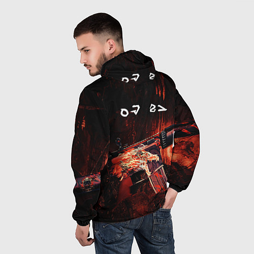 Мужская ветровка CS GO M4A4 HOWI / 3D-Черный – фото 4