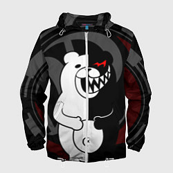 Ветровка с капюшоном мужская MONOKUMA МОНОКУМА DANGANRO, цвет: 3D-белый