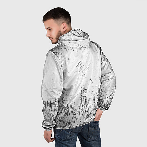 Мужская ветровка За Родину! / 3D-Белый – фото 4