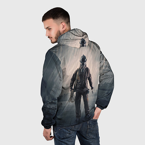 Мужская ветровка Metro Exodus / 3D-Белый – фото 4