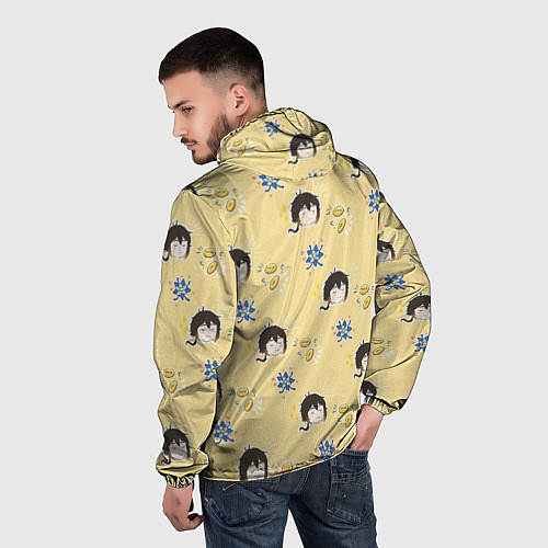 Мужская ветровка Чиби Чжун Ли / 3D-Черный – фото 4