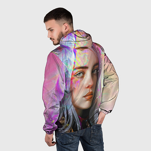 Мужская ветровка Billie Eilish / 3D-Черный – фото 4