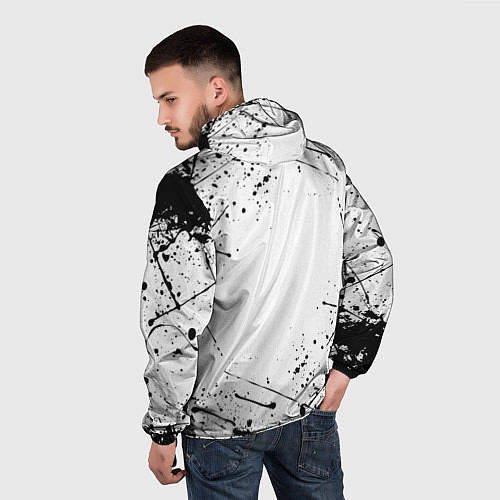 Мужская ветровка МЕЛИОДАС 7 СМЕРТНЫХ ГРЕХОВ / 3D-Белый – фото 4