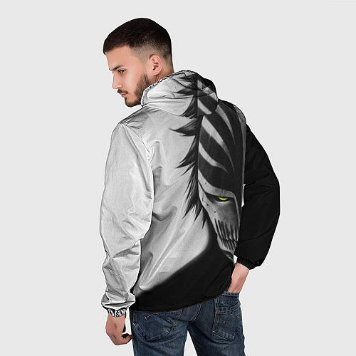 Мужская ветровка ИЧИГО ПУСТОЙ BLEACH / 3D-Черный – фото 4