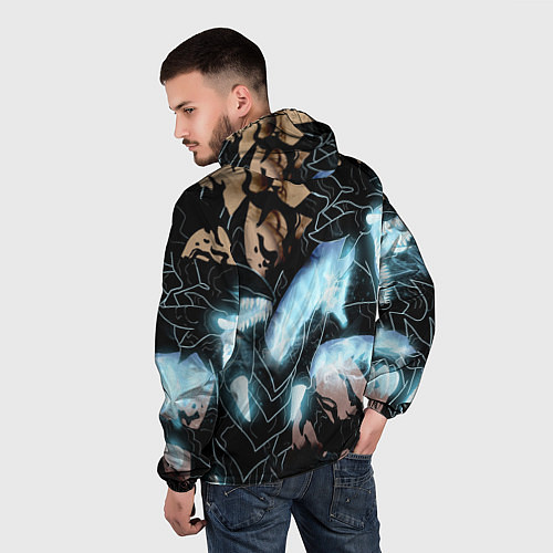 Мужская ветровка Solo leveling / 3D-Белый – фото 4