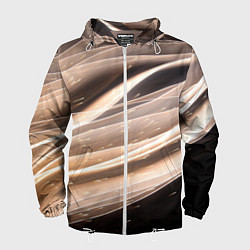 Ветровка с капюшоном мужская МлеЧныЙ Путь, цвет: 3D-белый