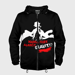 Ветровка с капюшоном мужская Чуя Накахара бродячие псы, цвет: 3D-черный