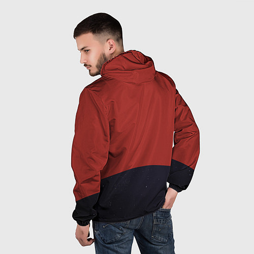 Мужская ветровка Cowboy Bebop - Spike / 3D-Черный – фото 4