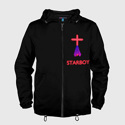 Ветровка с капюшоном мужская STARBOY - The Weeknd, цвет: 3D-черный