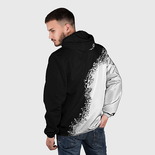 Мужская ветровка Инверсия / 3D-Белый – фото 4