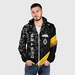 Ветровка с капюшоном мужская Рено Дастер, цвет: 3D-белый — фото 2