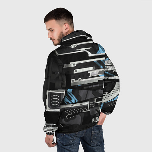 Мужская ветровка CS VULCAN STEEL ВУЛКАН / 3D-Черный – фото 4