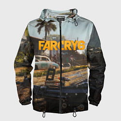 Ветровка с капюшоном мужская Far Cry 6 game art, цвет: 3D-черный