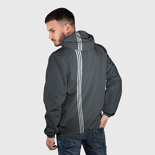 Мужская ветровка Россия / 3D-Черный – фото 4