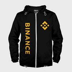 Мужская ветровка БИНАНС ЛОГО КАРБОН BINANCE LOGO