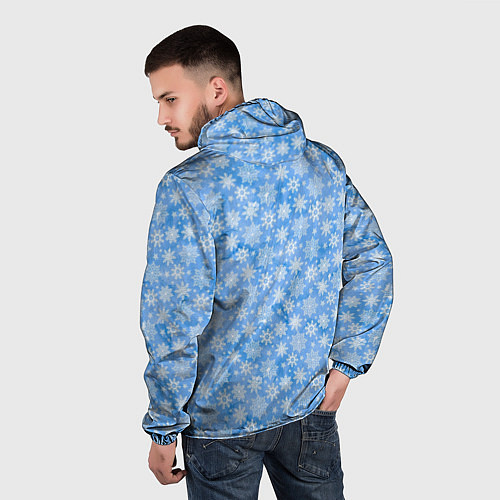 Мужская ветровка Тигренок 2022 в елочном шарике / 3D-Черный – фото 4