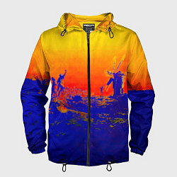 Ветровка с капюшоном мужская Music from the Film More - Pink Floyd, цвет: 3D-черный