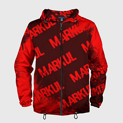Ветровка с капюшоном мужская Markul - Краска, цвет: 3D-черный