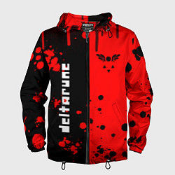 Мужская ветровка Deltarune black & red