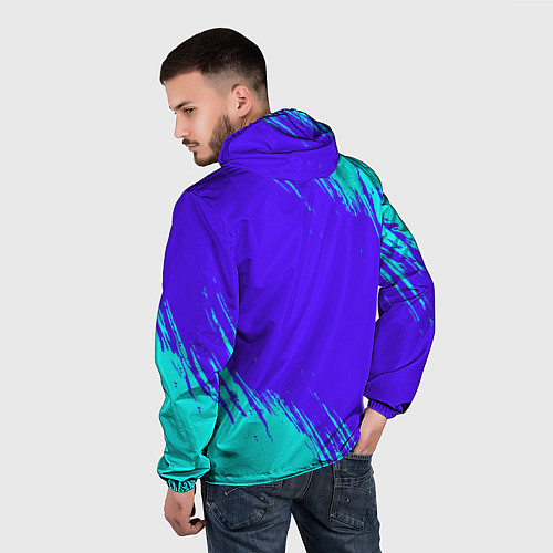 Мужская ветровка FORZA HORIZON Краски / 3D-Черный – фото 4