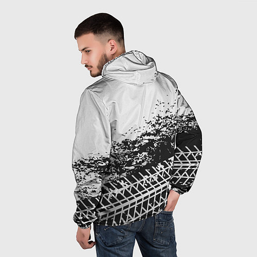 Мужская ветровка F1 Формула 1 Mini Logo / 3D-Белый – фото 4