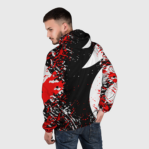 Мужская ветровка Free Fire брызги / 3D-Черный – фото 4