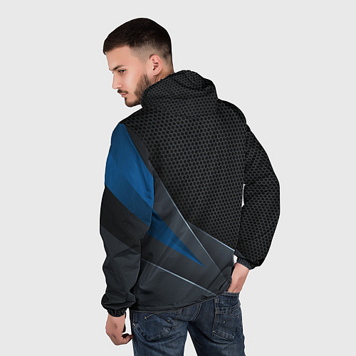 Мужская ветровка ЧАНГАН SCI-FI BLUE CHANGAN / 3D-Белый – фото 4