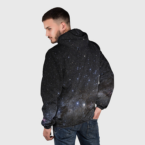 Мужская ветровка Космический космос / 3D-Белый – фото 4