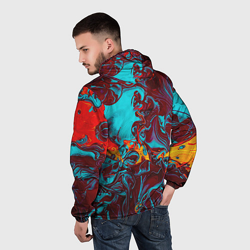 Мужская ветровка Каляка-маляка / 3D-Белый – фото 4