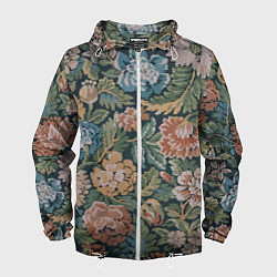 Мужская ветровка Floral pattern Цветочный паттерн