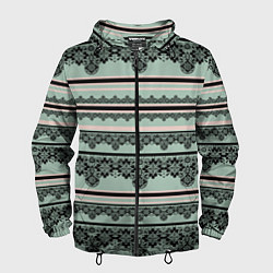 Мужская ветровка Black lace черное кружево