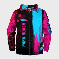 Мужская ветровка Papa Roach Neon Gradient